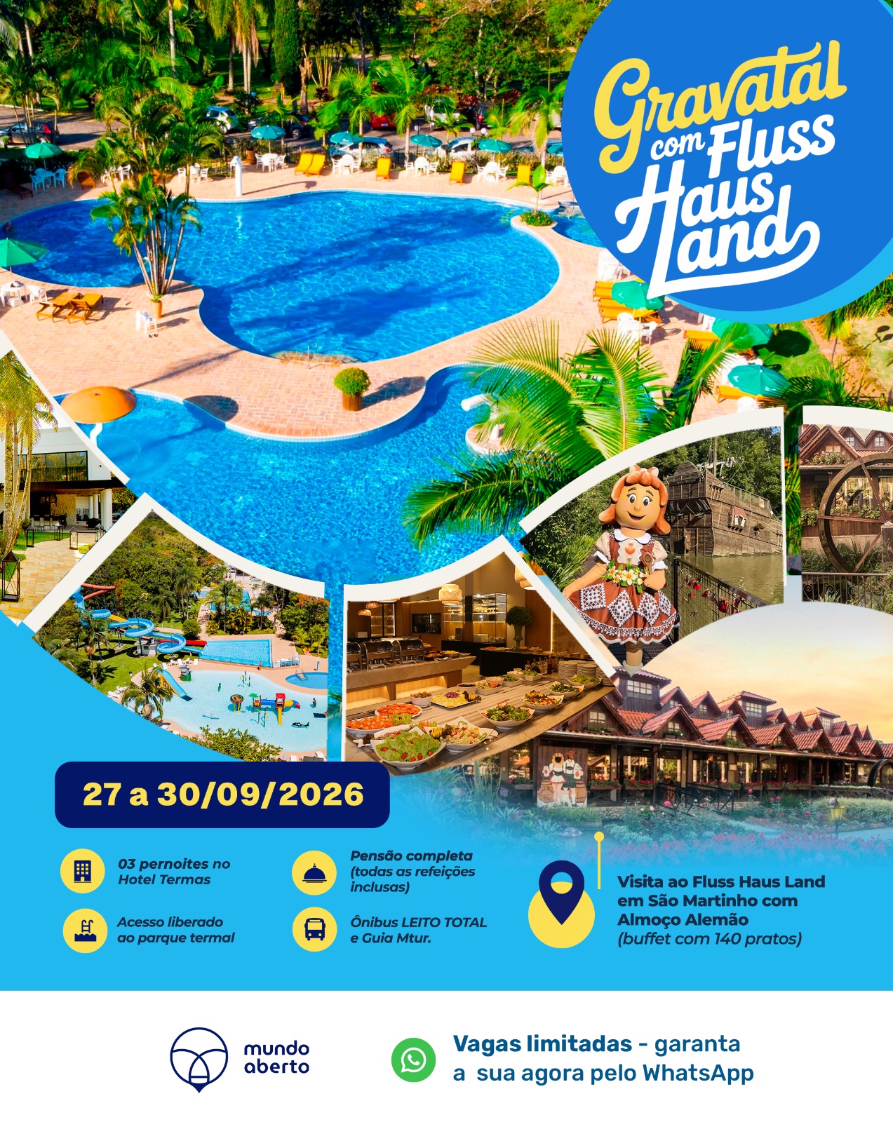 Gravatal com Fluss Haus Land - 27 a 30-09