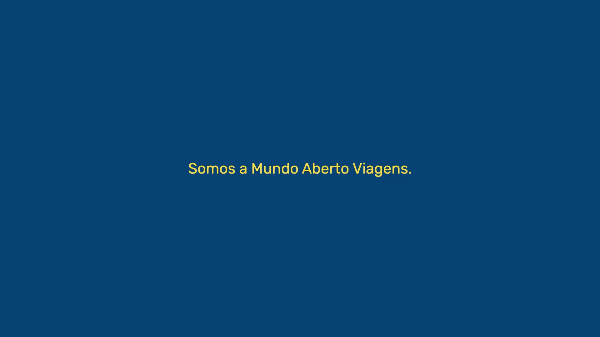 Apresentação Mundo Aberto 7